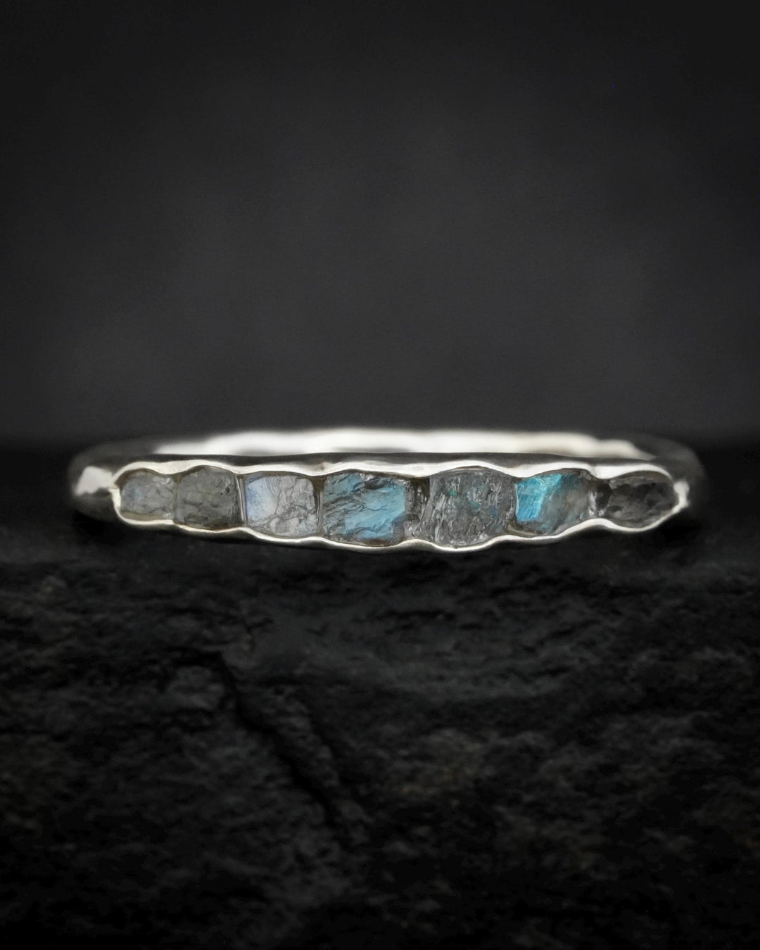 Raw Blue Labradorite Band