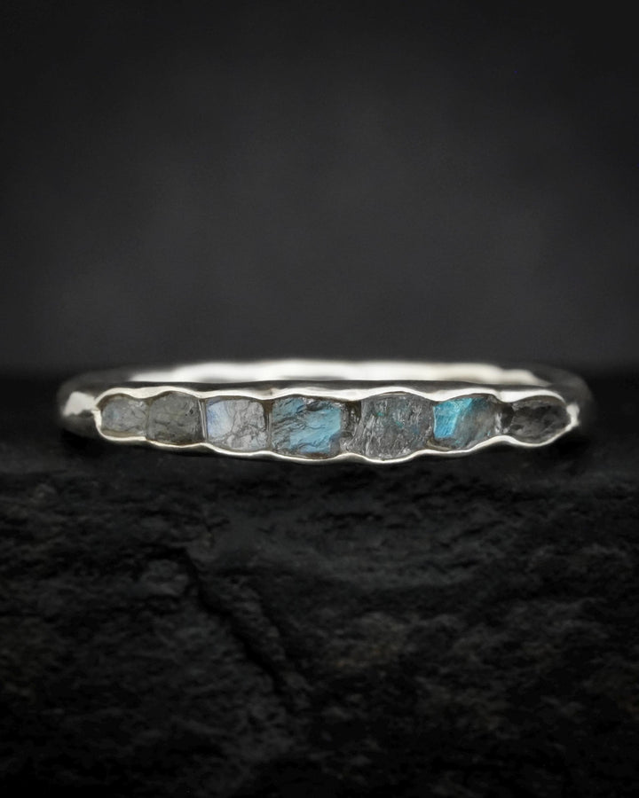 Raw Blue Labradorite Band