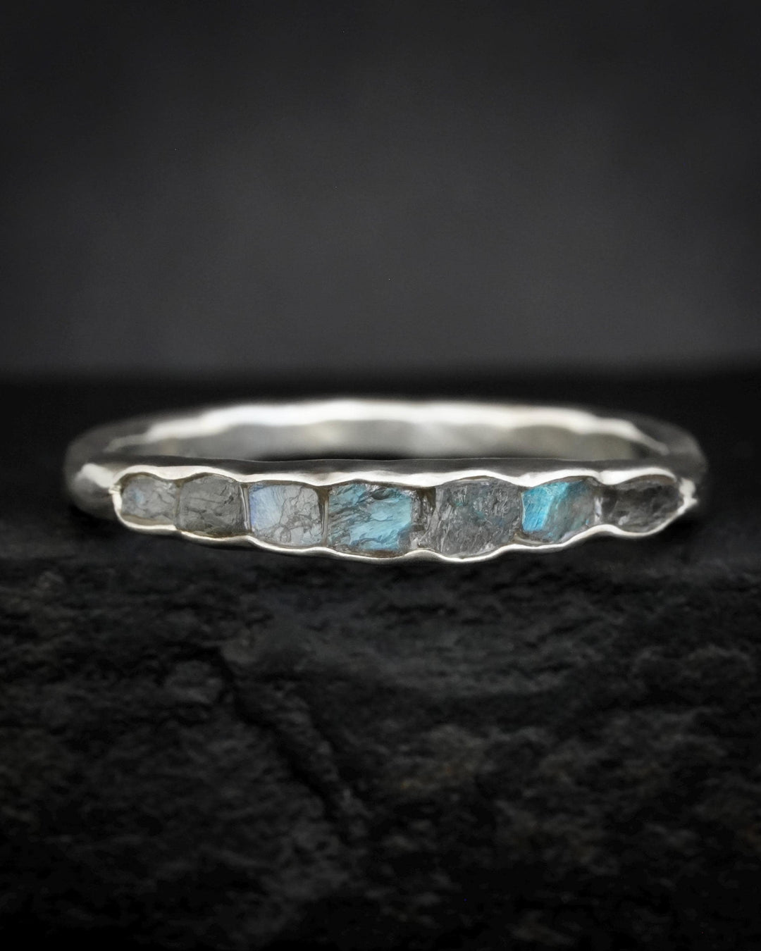 Raw Blue Labradorite Band