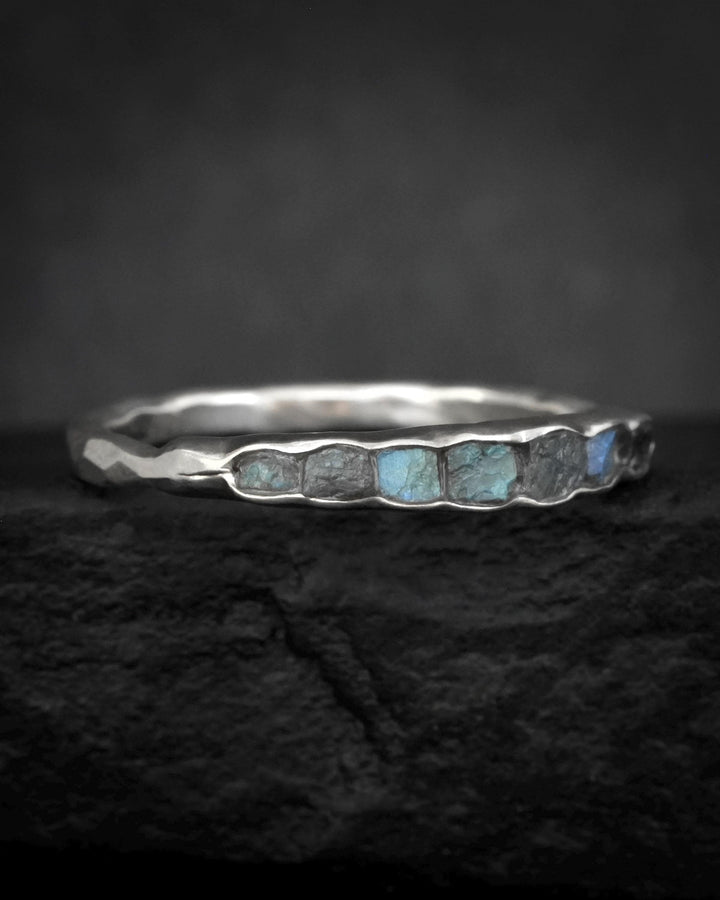Raw Blue Labradorite Band