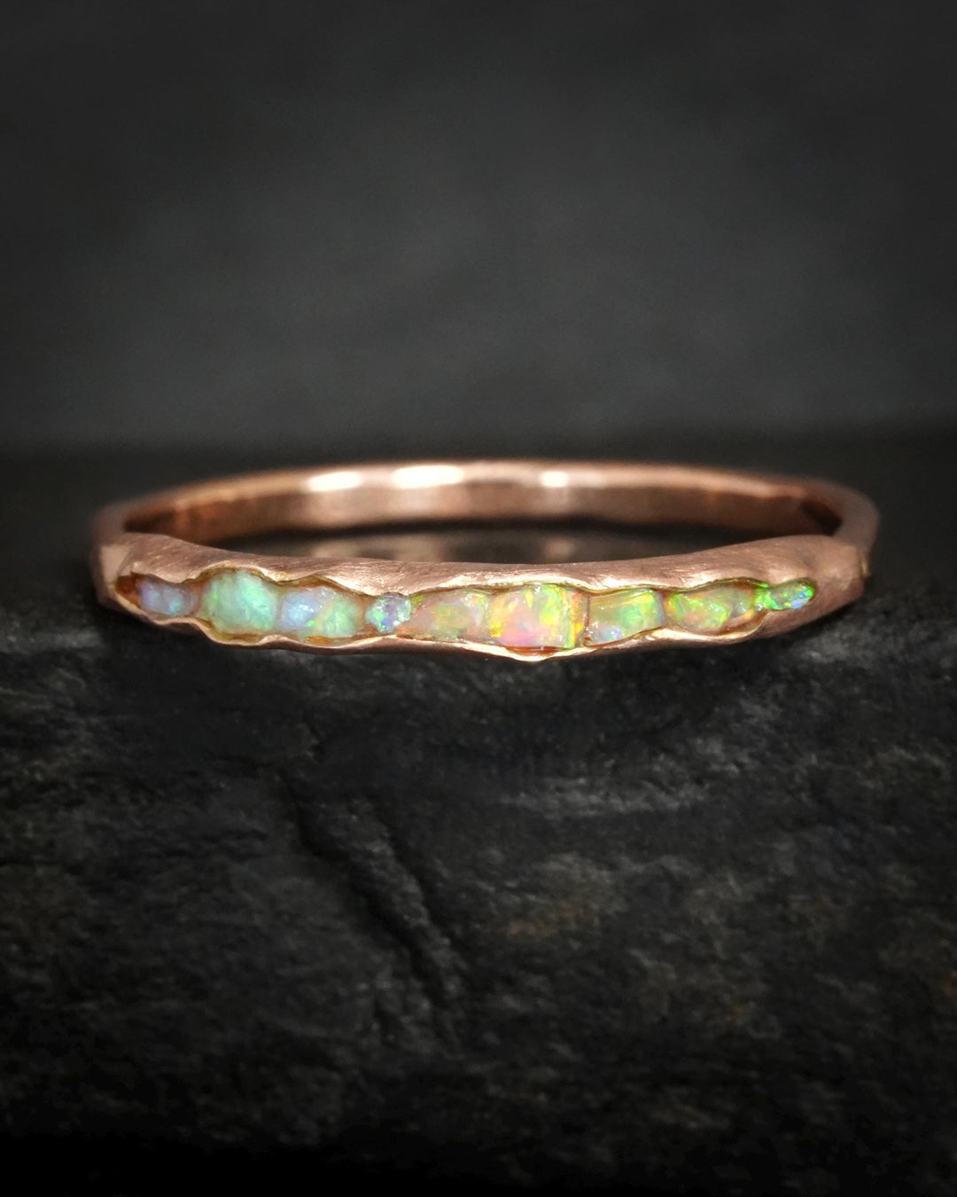 Raw Australian Opal Ring