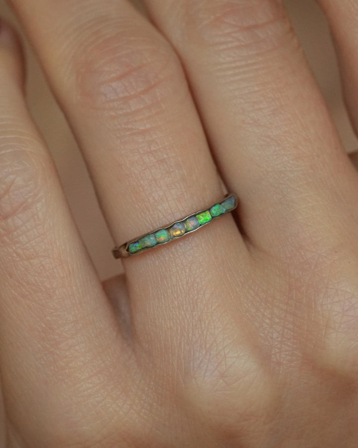 Raw Australian Opal Ring