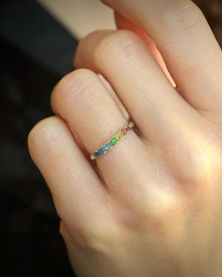 Raw Stone Rainbow Band