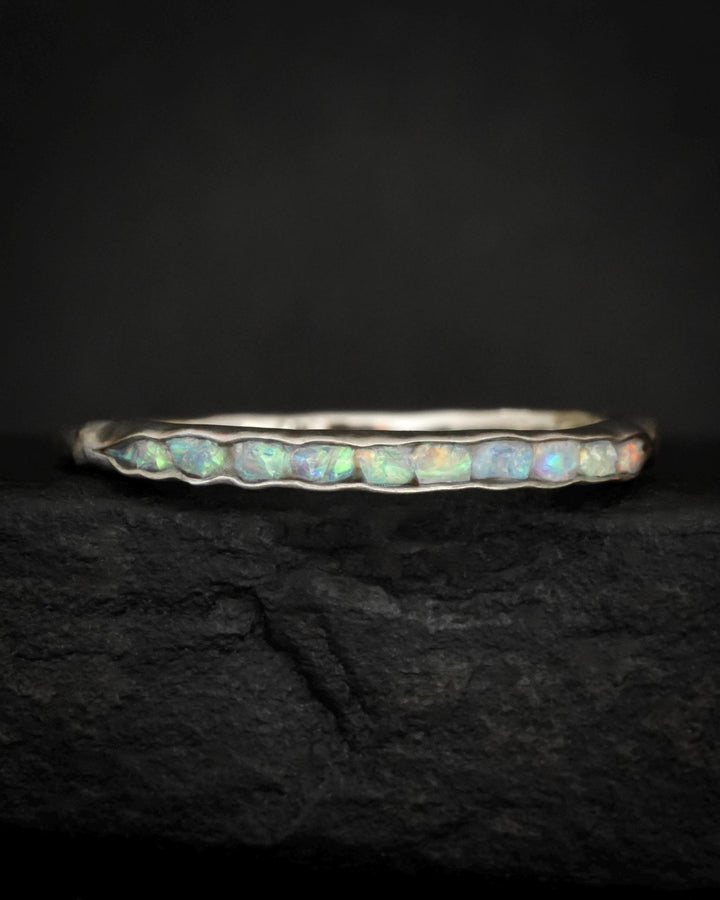Raw Australian Opal Ring