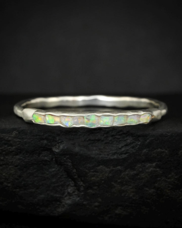 Raw Australian Opal Ring