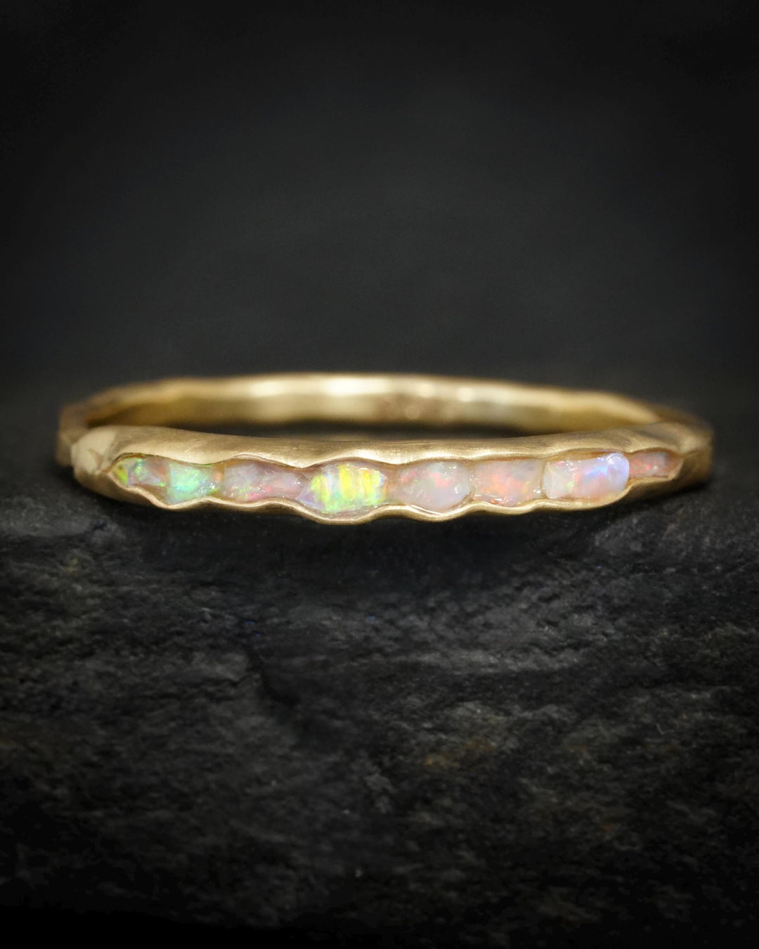 Raw Australian Opal Ring