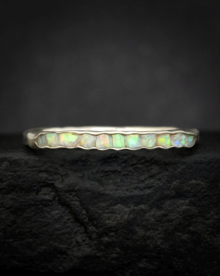 Raw Australian Opal Ring