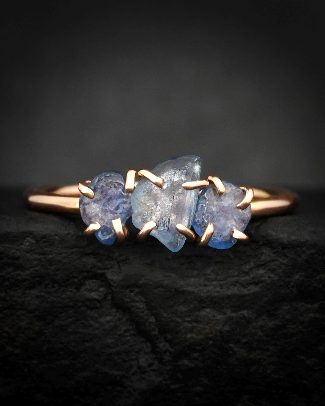 Real Raw Montana Sapphire Ring