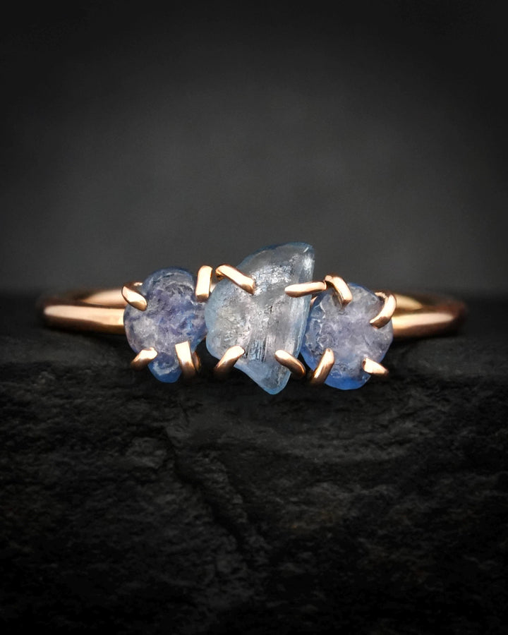 Real Raw Montana Sapphire Ring