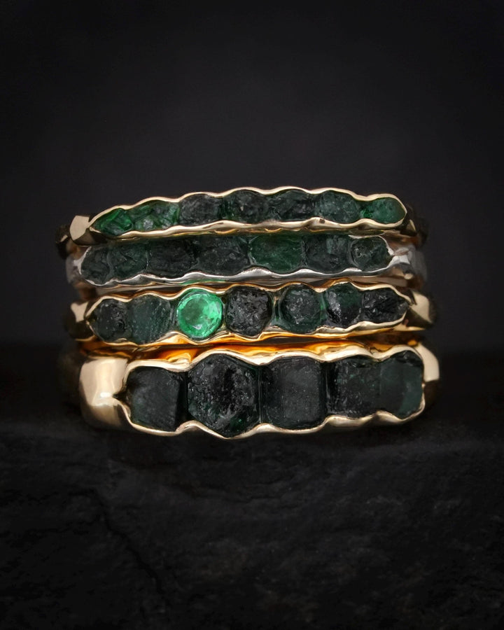 Emerald Band Ring
