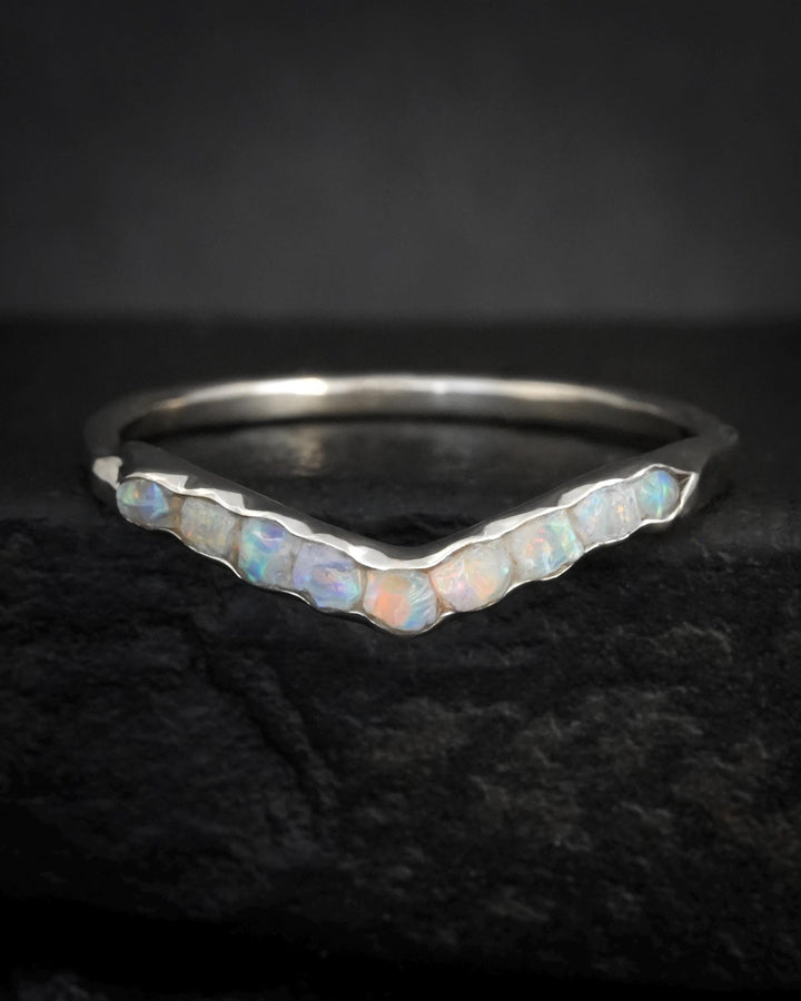Opal Wave Ring