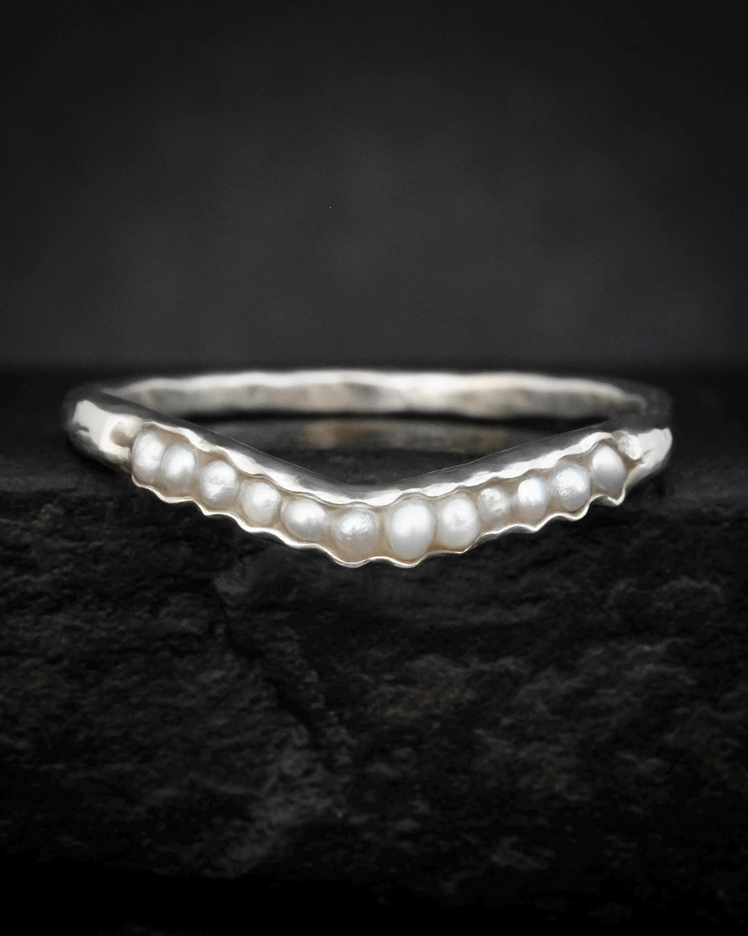 Pearl Wave Ring