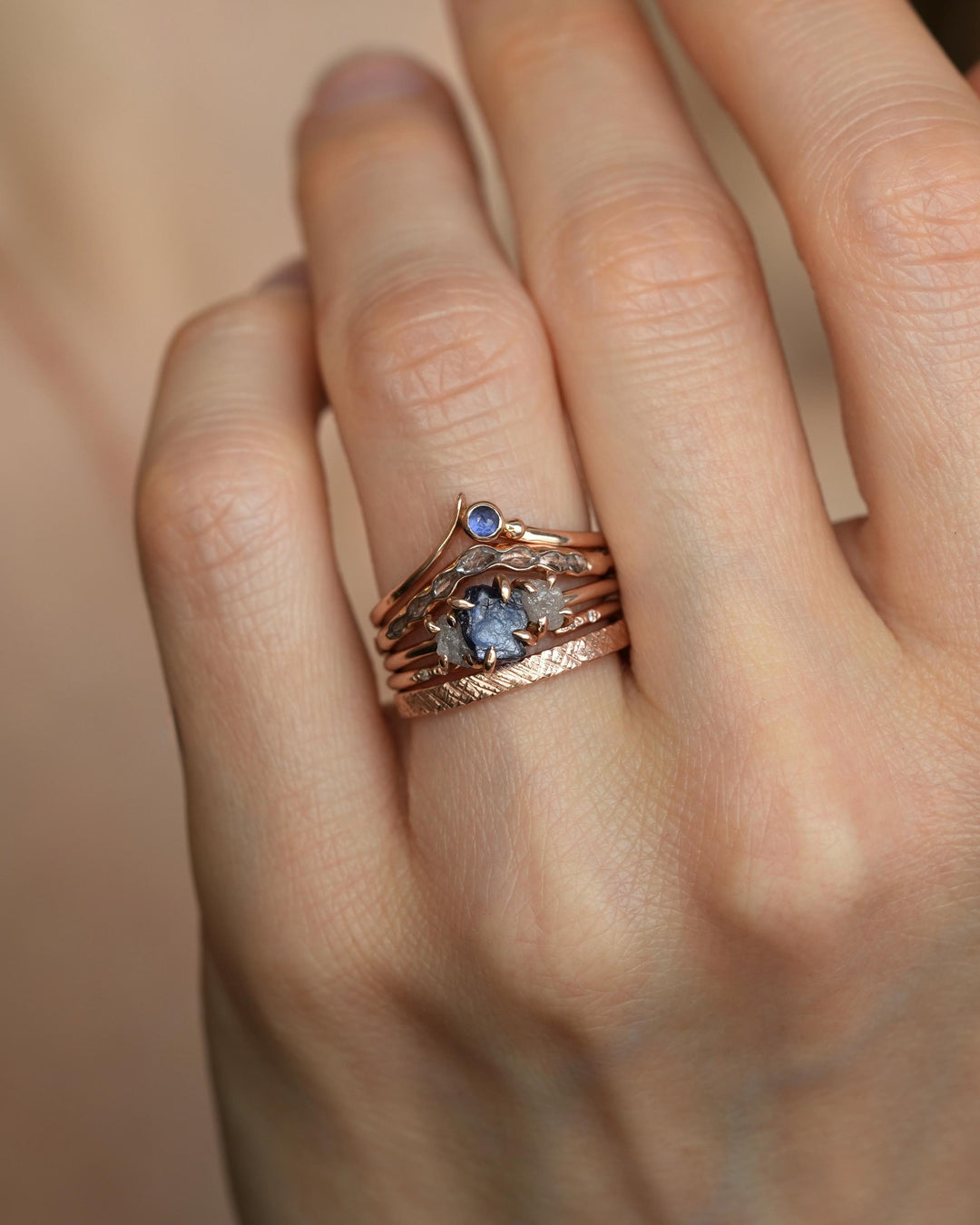 Sapphire and Diamond Ring