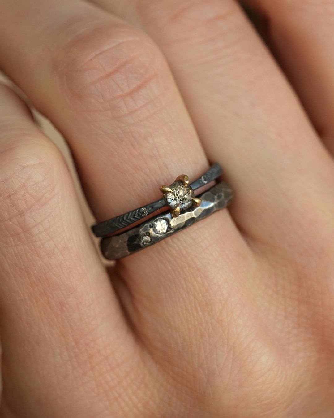 Round Galaxy Diamond Ring