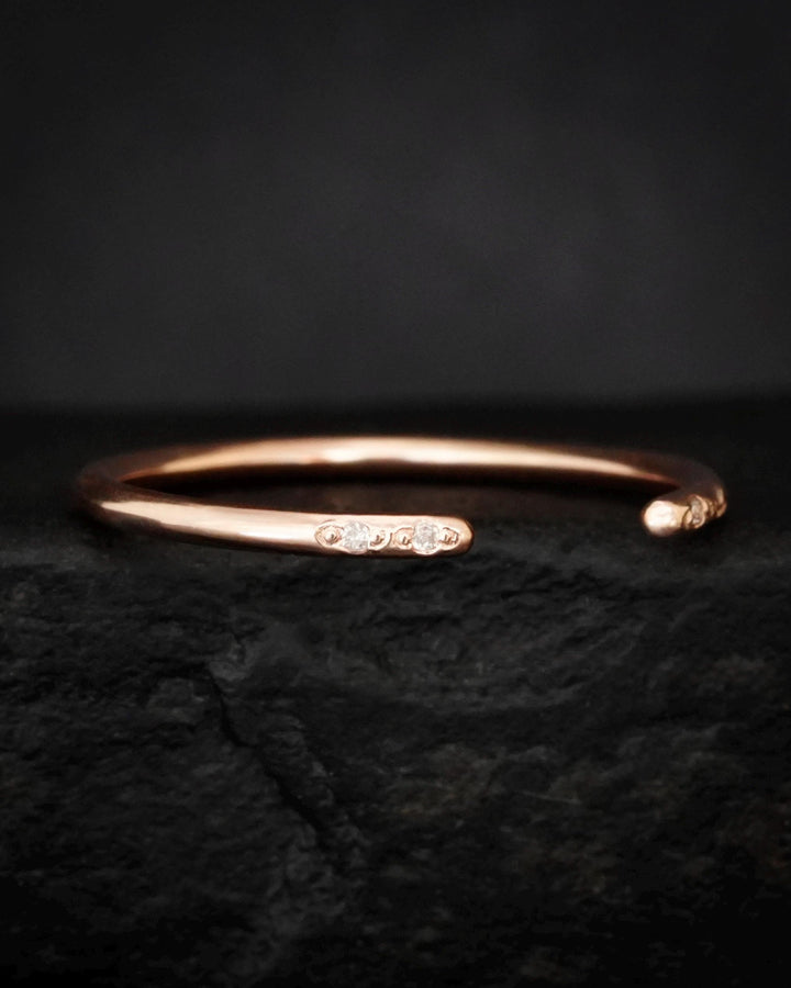 Adjustable Diamond Spacer Ring