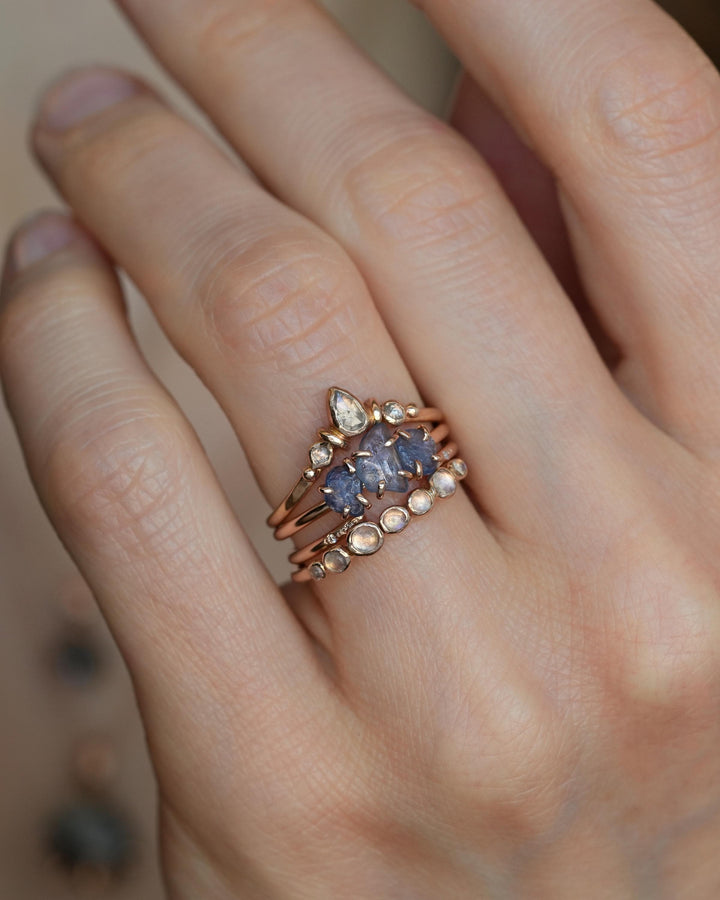 Real Raw Montana Sapphire Ring