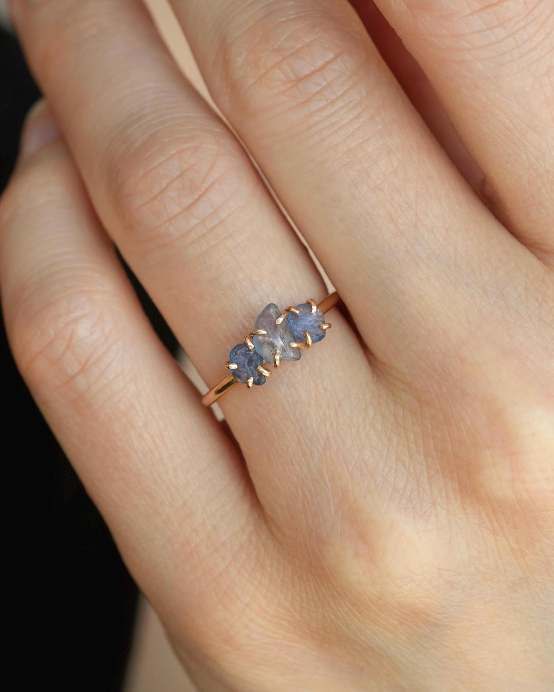 Real Raw Montana Sapphire Ring