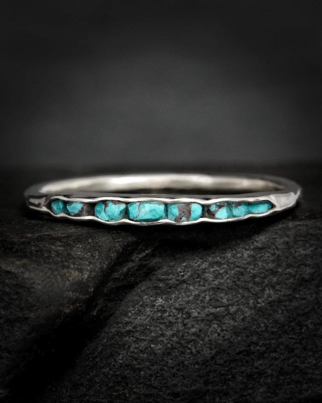 Skinny Raw Turquoise Band