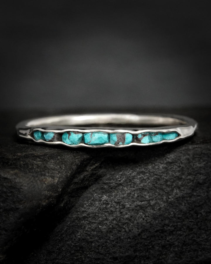 Skinny Raw Turquoise Band