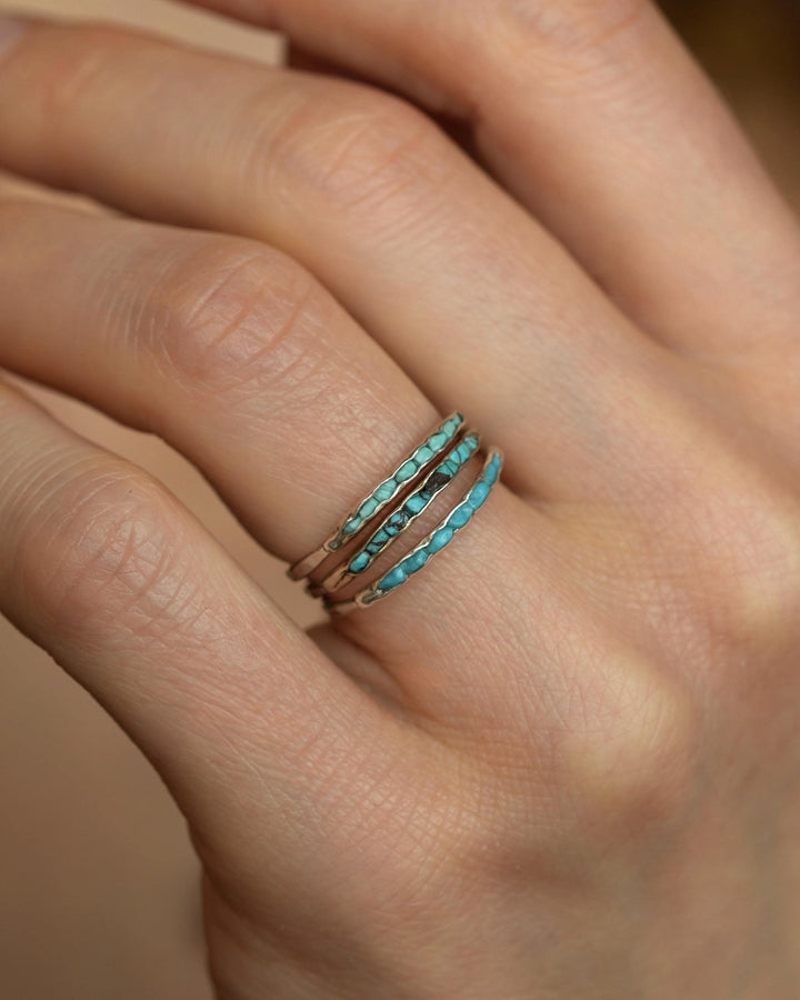 Skinny Raw Turquoise Band