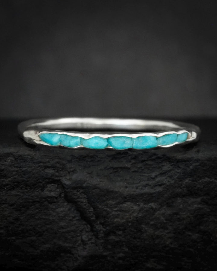 Sleeping Beauty Turquoise Band Ring