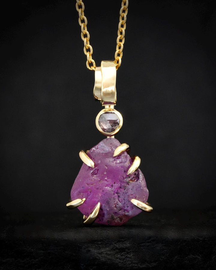 Pink Sapphire Necklace