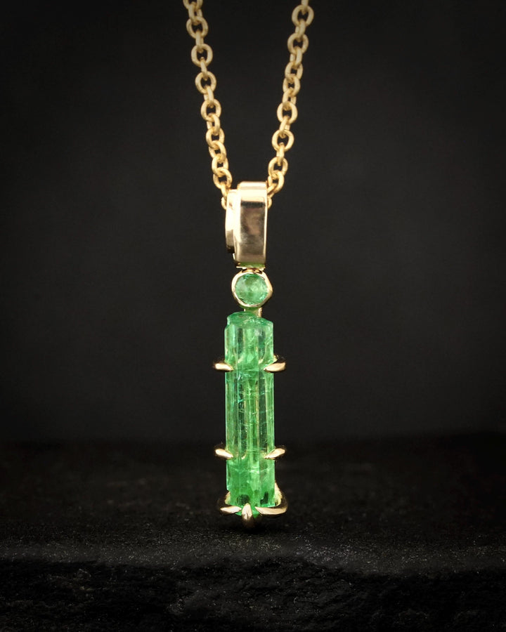 Emerald Crystal Necklace