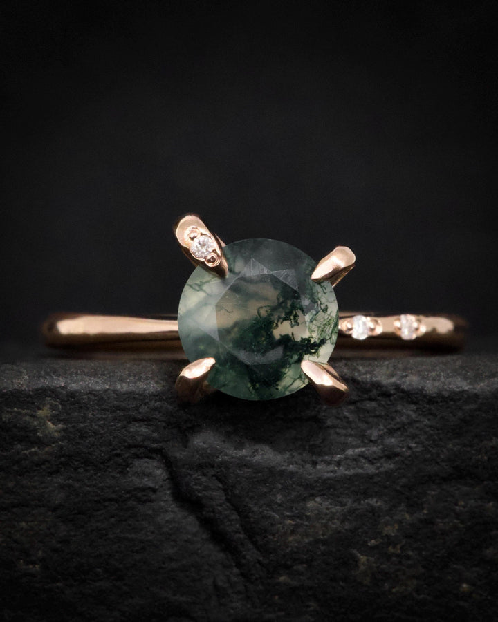 Moss Agate Ring