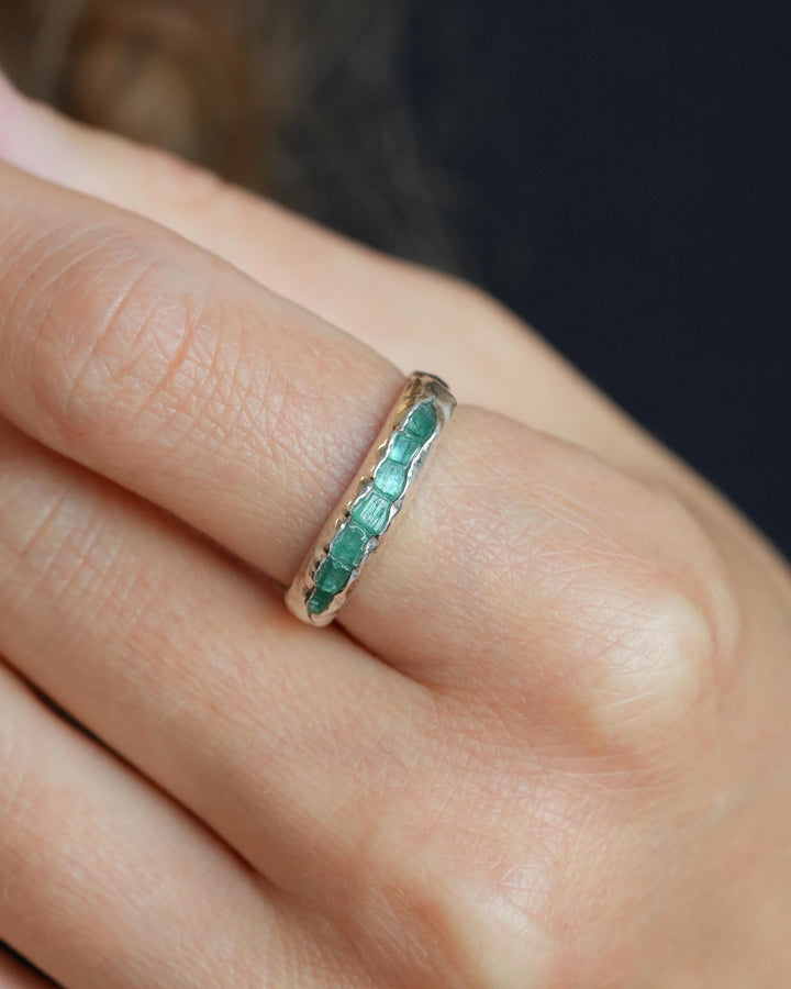 Emerald Crystal Ring