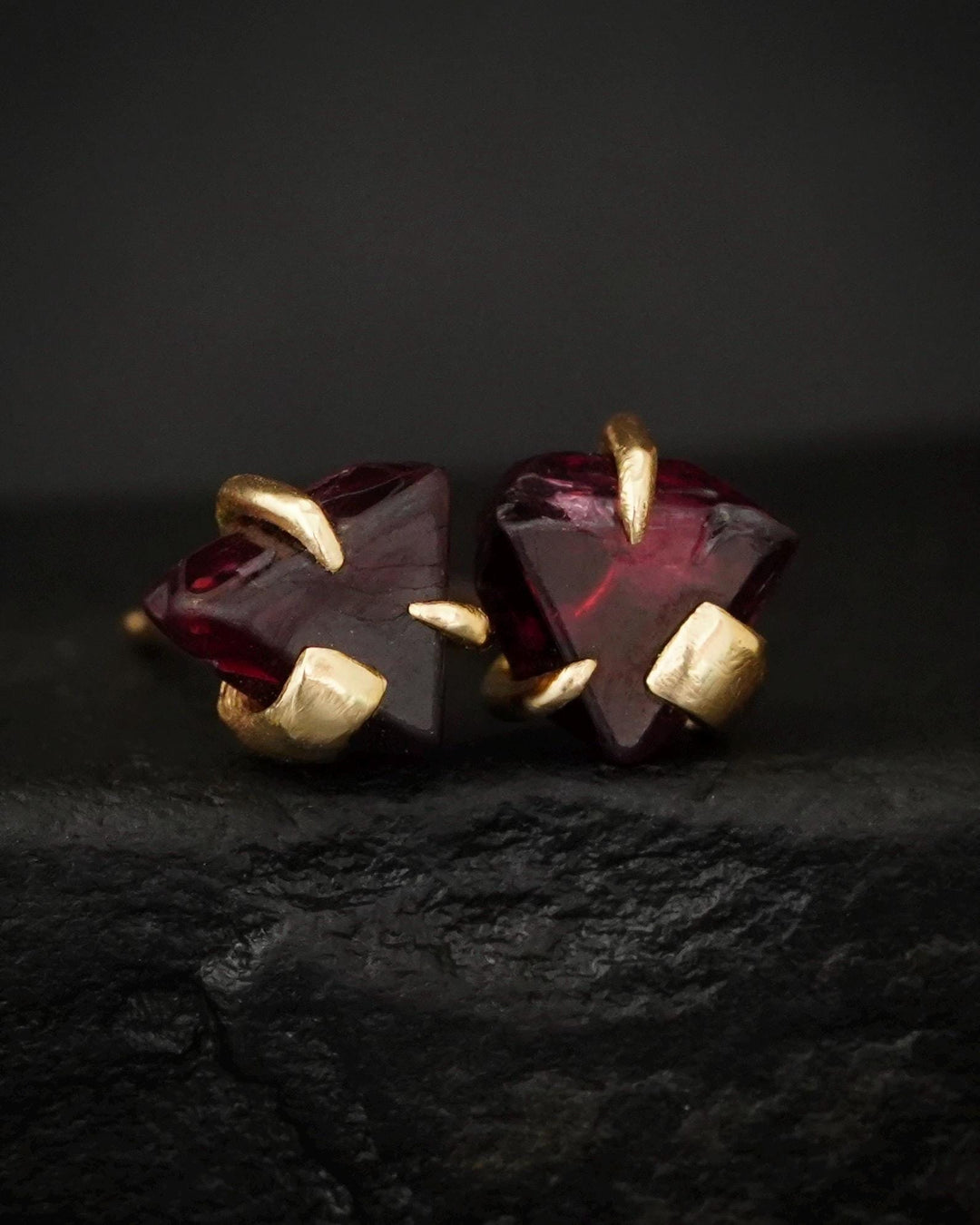 Red Spinel Studs