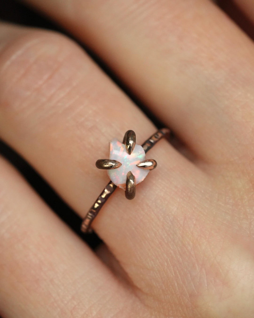 Australian Opal Ring US 5.5