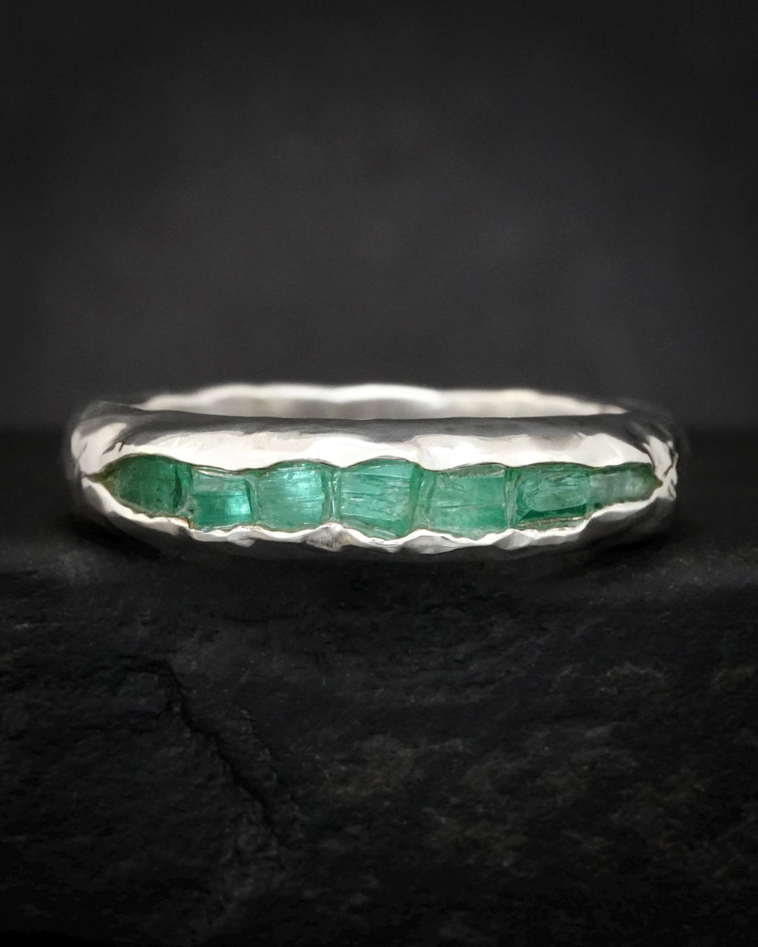 Emerald Crystal Ring