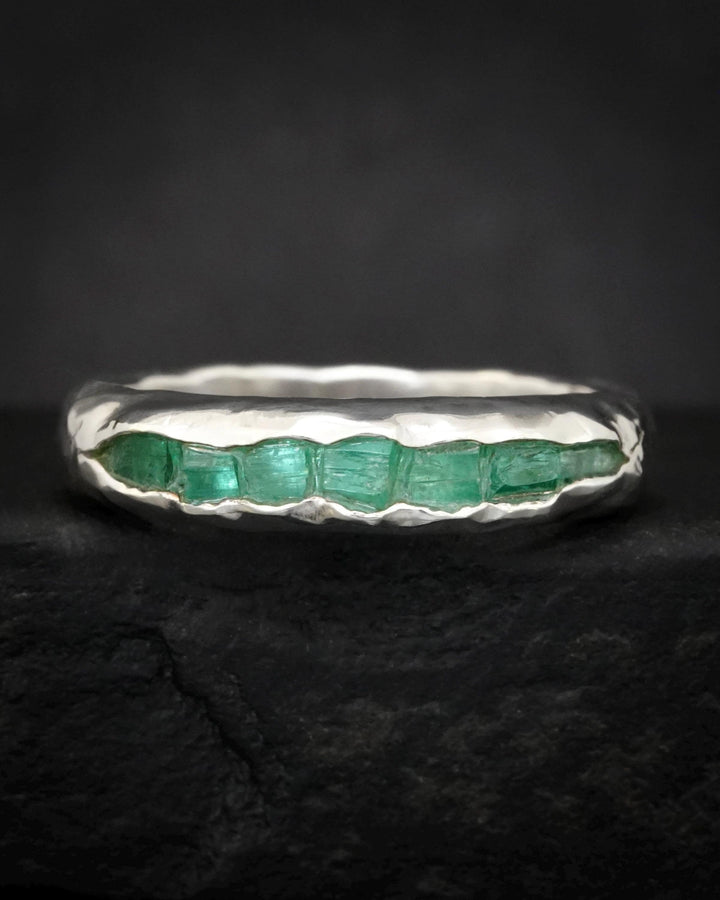 Emerald Crystal Ring