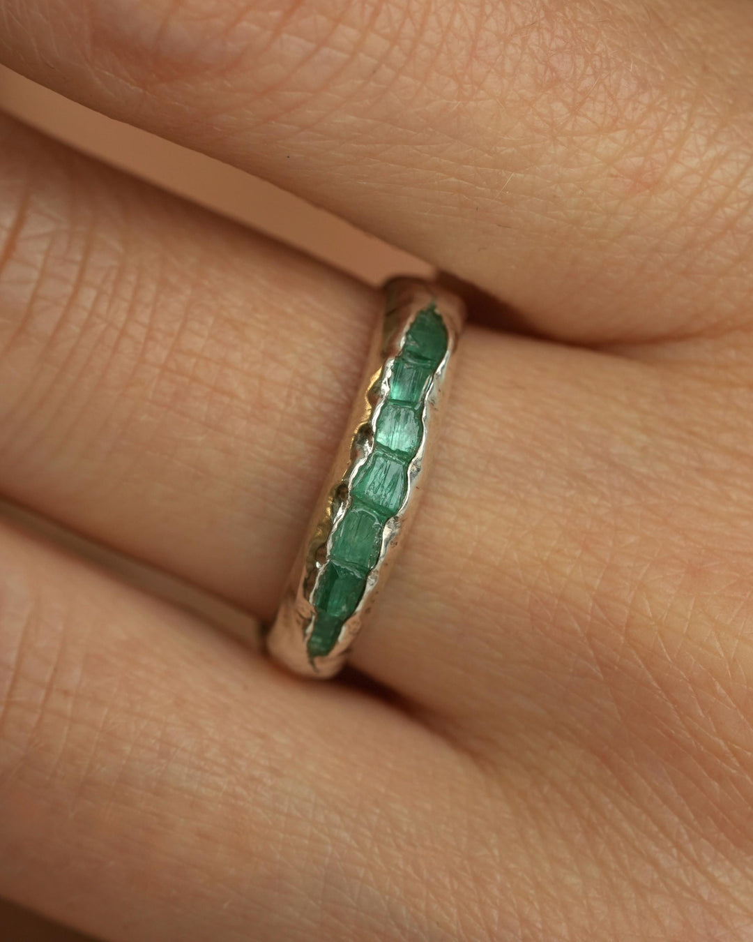 Emerald Crystal Ring