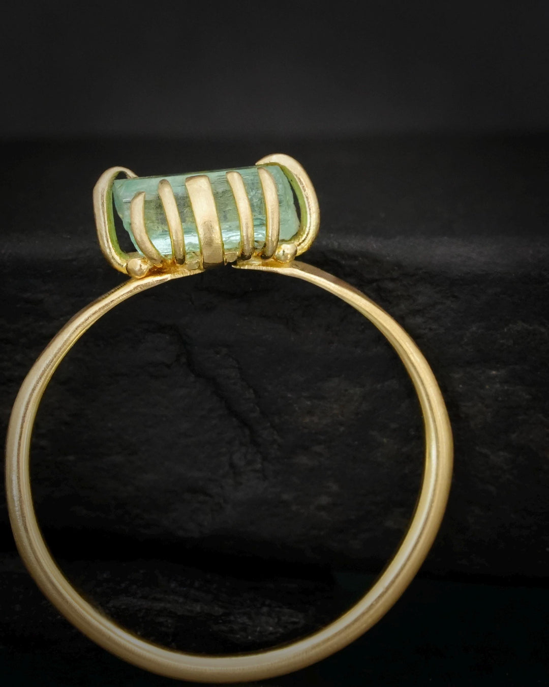 Emerald Crystal Ring