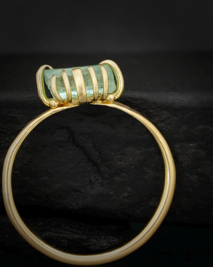 Emerald Crystal Ring