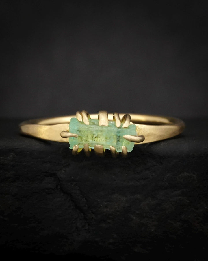 Emerald Crystal Ring