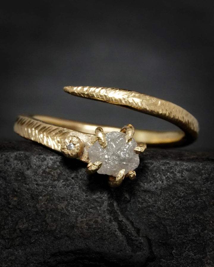 Raw Diamond Ring