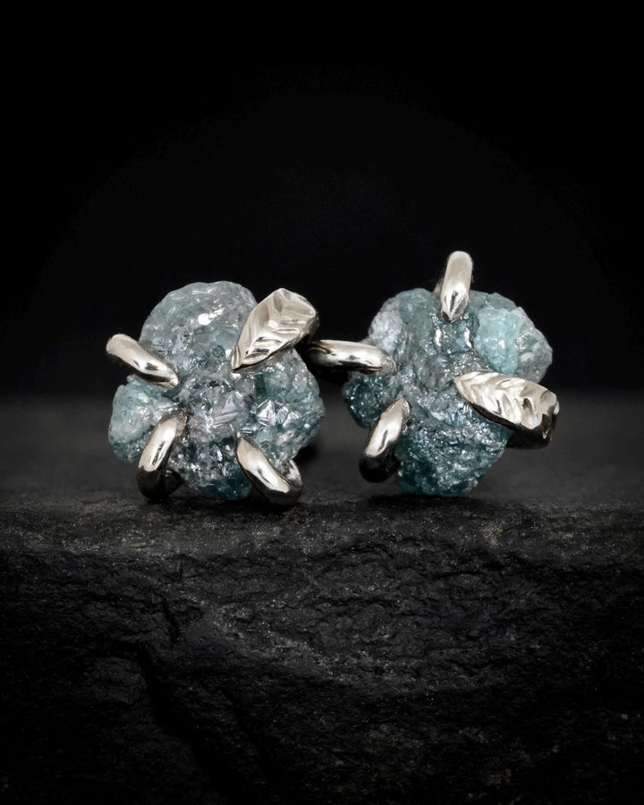 Blue Diamond Studs