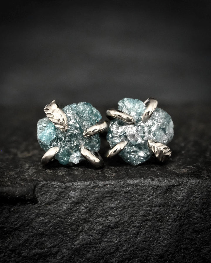 Blue Diamond Studs