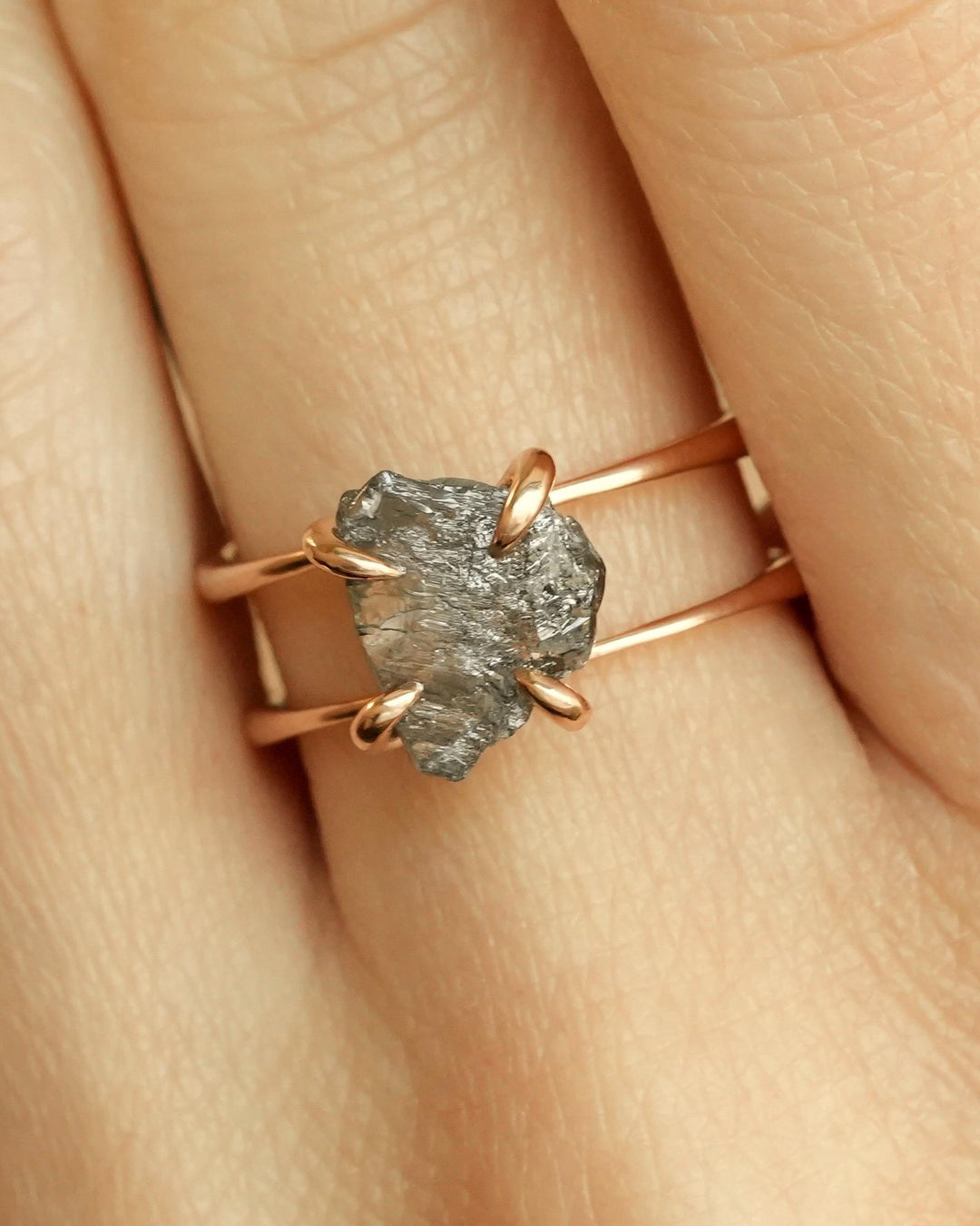 Raw Diamond Ring