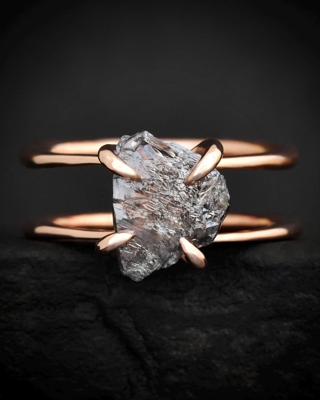 Raw Diamond Ring