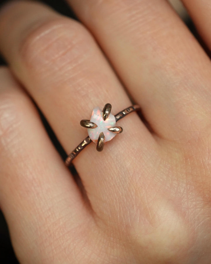 Australian Opal Ring US 5.5
