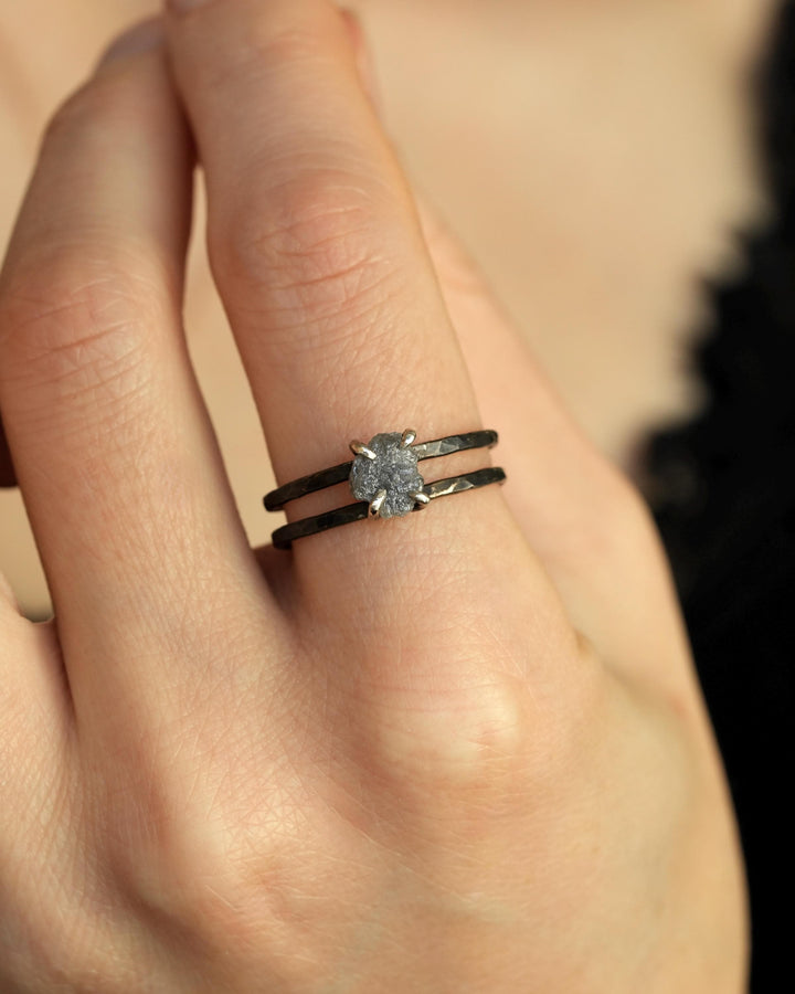 Grey Diamond Ring US 9