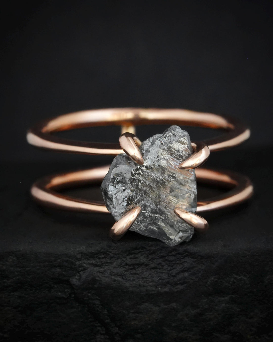Raw Diamond Ring