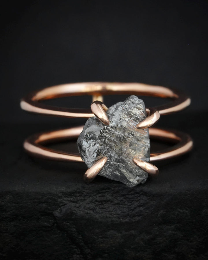 Raw Diamond Ring