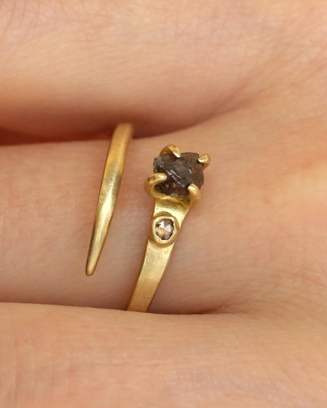 Brown Diamond Ring
