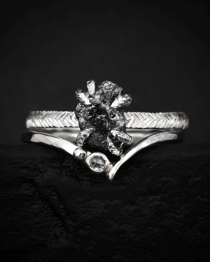 Black Diamond Ring Set