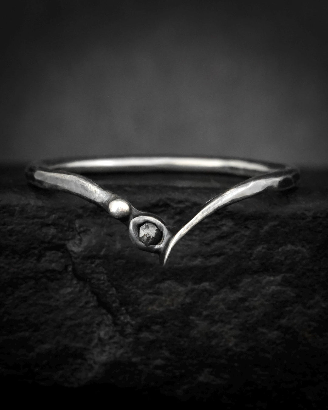 Black Diamond Ring Set