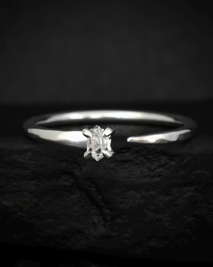 Herkimer Horseshoe Nail Ring